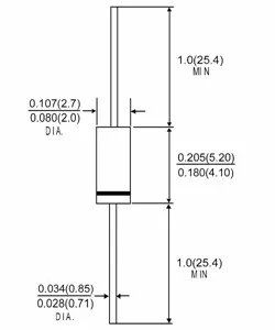 1W Zener Diode Assorted Kit (3V 3.3V 3.6V 5.1V 5.6V 7.5V 10V 12V 13V 15V 16V 18V 20V 22V 24V 30V 33V 47V) Assortment Set 1N4742A |
