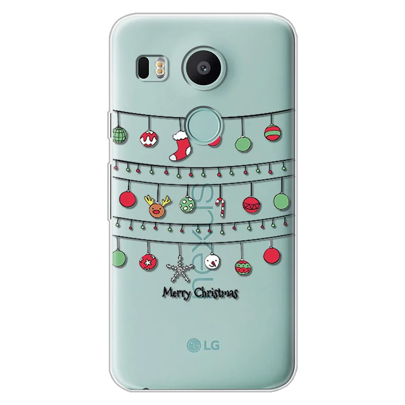 Веселая Рождественская елка для LG G4 G5 G6 Q6 K4 K8 K10 V20 V30 X power Nexus 5X чехол силиконовый Ультра мягкий ТПУ чехол