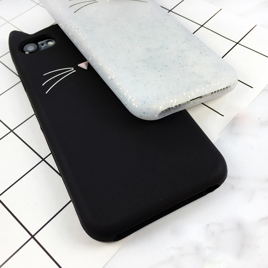 Милые 3D мультфильм борода кошка Китти блеск телефон чехол для OnePlus 5 т 1+ 5 3 3 т 1+ 3 Т Мягкий силиконовый чехол Fundas Coque для OnePlus 6