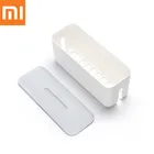 Оригинальный ящик для хранения удлинителя Xiaomi Mi, контейнер для розеток, настольный органайзер для проводов и кабелей, коробка для хранения шнура питания