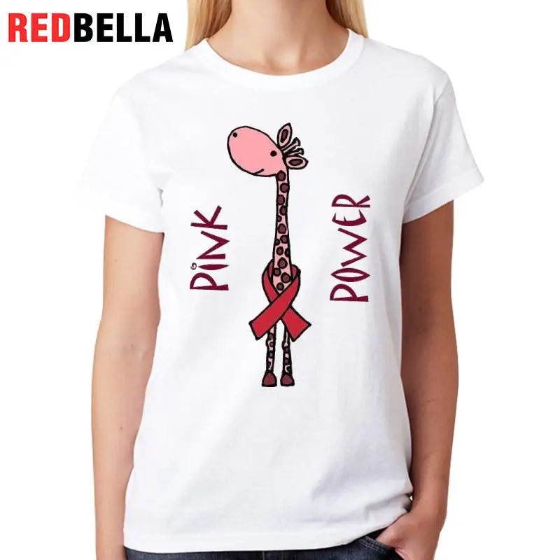 REDBELLA Жираф забавные женские милые животные розовый Мощность битник Harajuku Kawaii