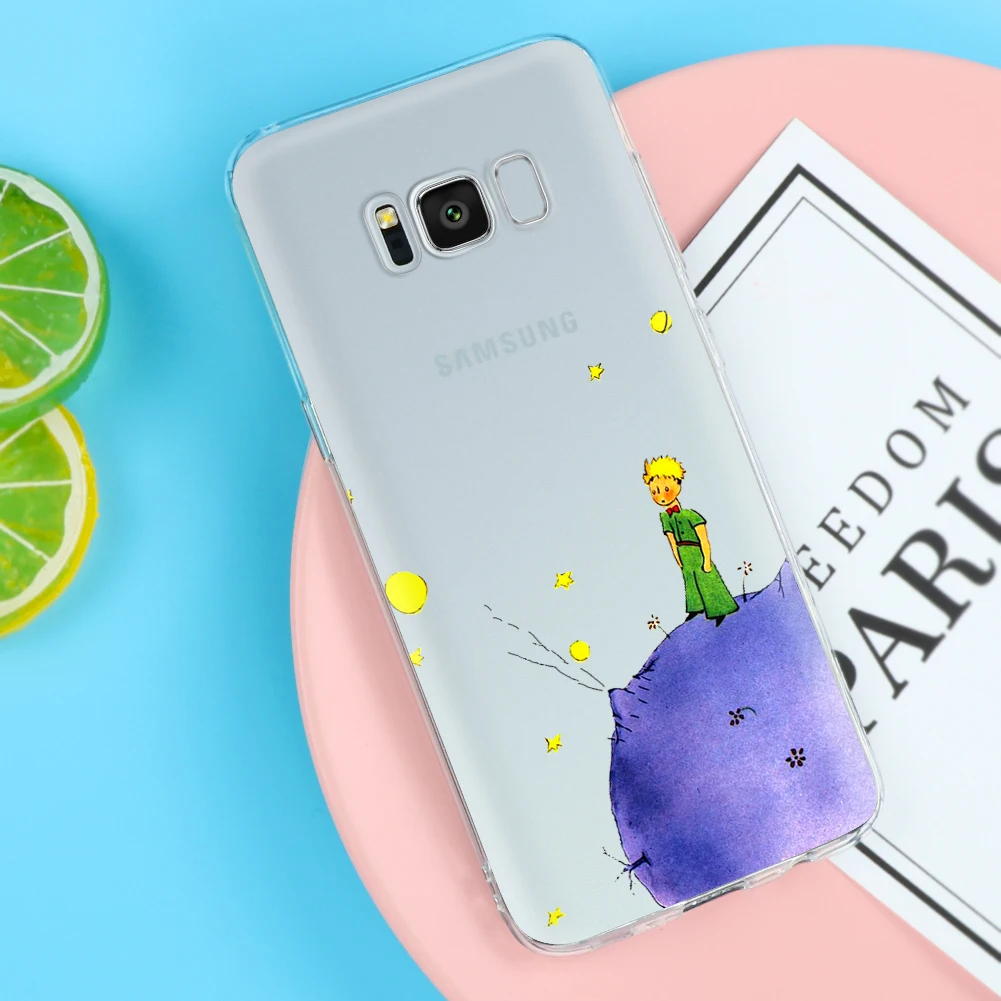 С принтом Маленький принц земли из термопластичного полиуретана для samsung Galaxy S5 S6