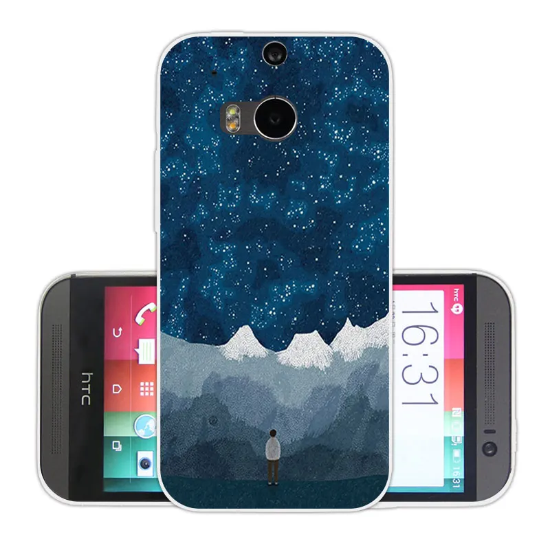 For HTC One M8 M8s Case M8/M8S Cell Phone Cases Soft Tpu Marbles Back Cover M8/ M 8 S /M Silicone Funda |