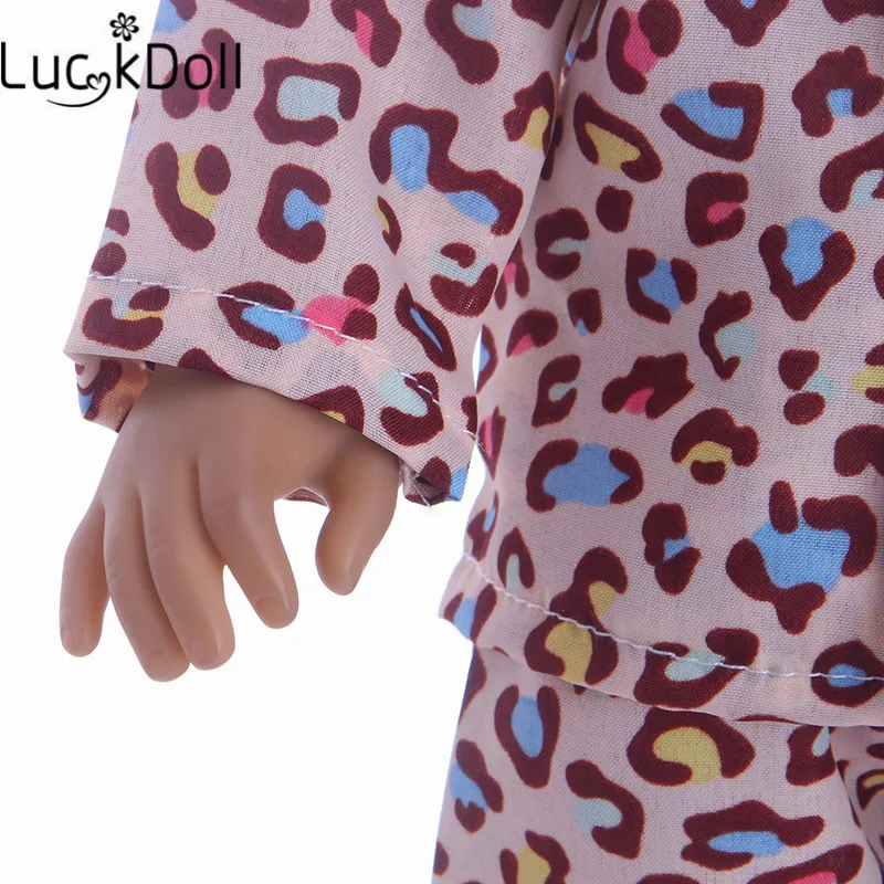 Кукольная Пижама Luckdoll hot подходит для 18 дюймовых американских искусств и 43 см