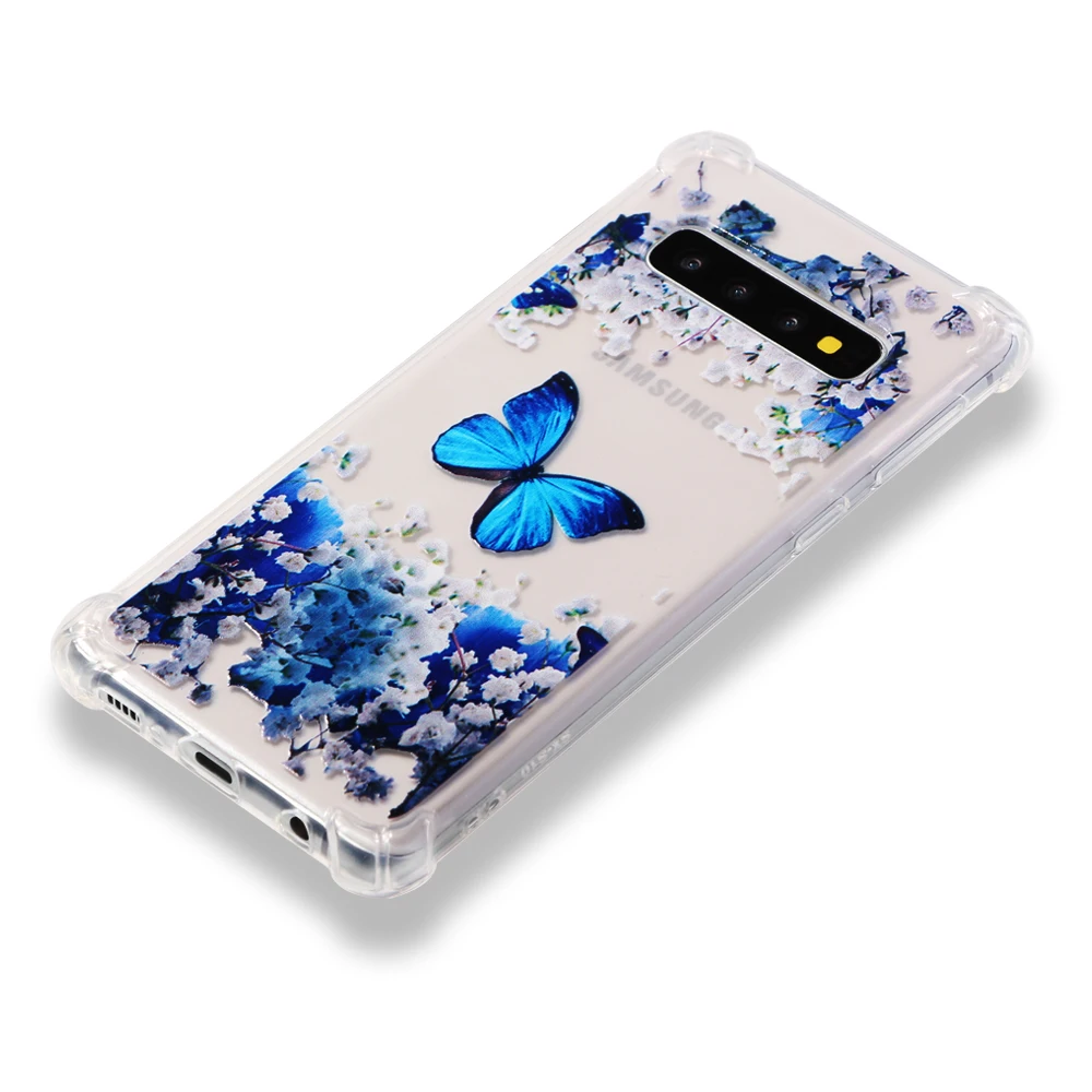 Флип кейс из искусственной кожи для Samsung galaxy S10 S10E SPlus кожаный чехол с принтом