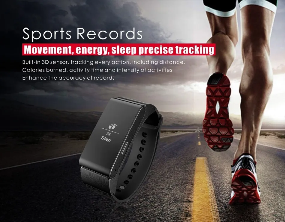 Смарт часы браслет Talkband M8 Беспроводной Bluetooth наушники гарнитуры Talk Band шагомер