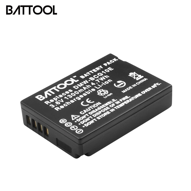 Batcool 1 * Аккумулятор для камеры Panasonic Lumix DMW BCG10 BCG10E DMC 3D1 TZ7 TZ8 TZ10 DMCTZ19|Цифровые
