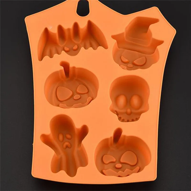 Imixlot 1 шт. Хэллоуин Тыква силиконовые шоколадное печенье торта выпечки