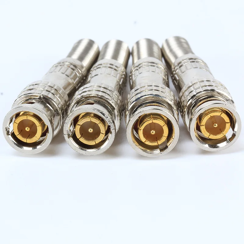 Штекерный соединитель BNC латунный обжимный кабель с внешней резьбой для камеры
