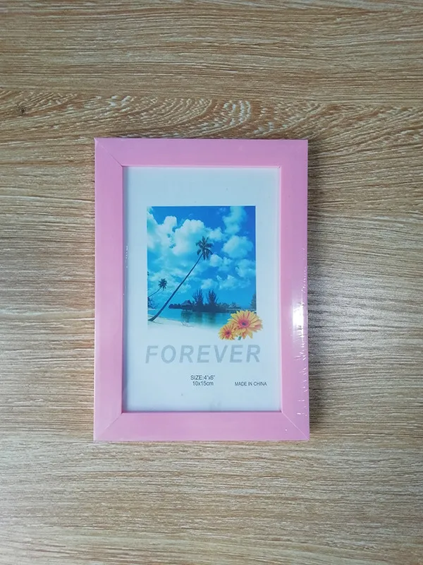 Pink Пластиковая фоторамка, рамки для картин, Современная фоторамка Bilderrahmen Fotorahmen Porta Retrato Decorativo, фоторамка для семьи Marcos - Цвет: Pink