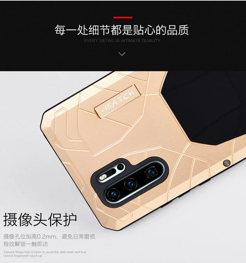 Для huawei 30 Pro корпус авиации Алюминий сплав металл+ кремнезема задняя крышка для huawei P30 Lite/P30 телефон случаях