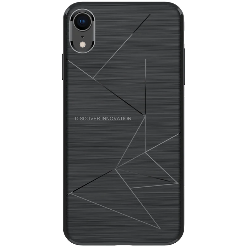 Nilkin для iPhone XR чехол-накладка Nillkin Magic Магнитный держатель Мягкий Силиконовый ТПУ беспроводной чехол для телефона для Apple iPhone XR - Цвет: Black