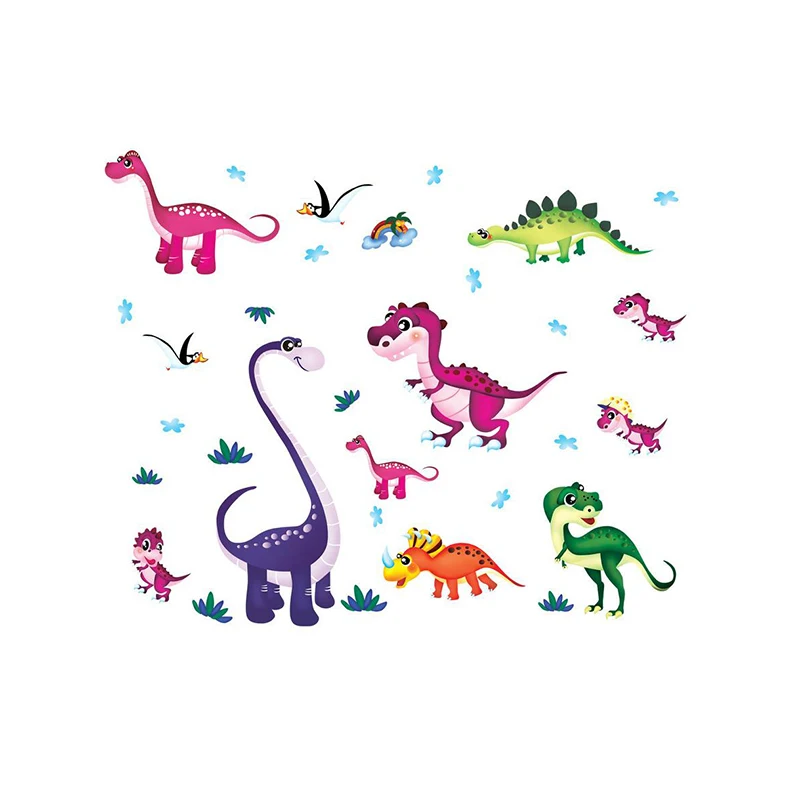 

Dinosaur Wall Stickers Children Room Home Decor Dinosaur Vinyl Kids Room Decal Baby Nursery Decor