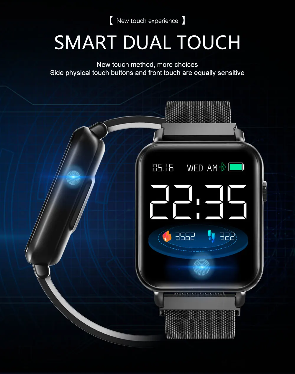 Смарт-браслет Greentiger Y6 Pro, IP67, водонепроницаемый, Bluetooth, умные часы, пульсометр, кровяное давление, кислород, фитнес-трекер, браслет