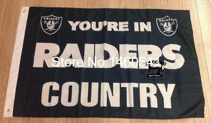 Вы находитесь в Raiders флаг страны 3ft x 5ft полиэстер NFL Oakland баннер летающие Размеры №