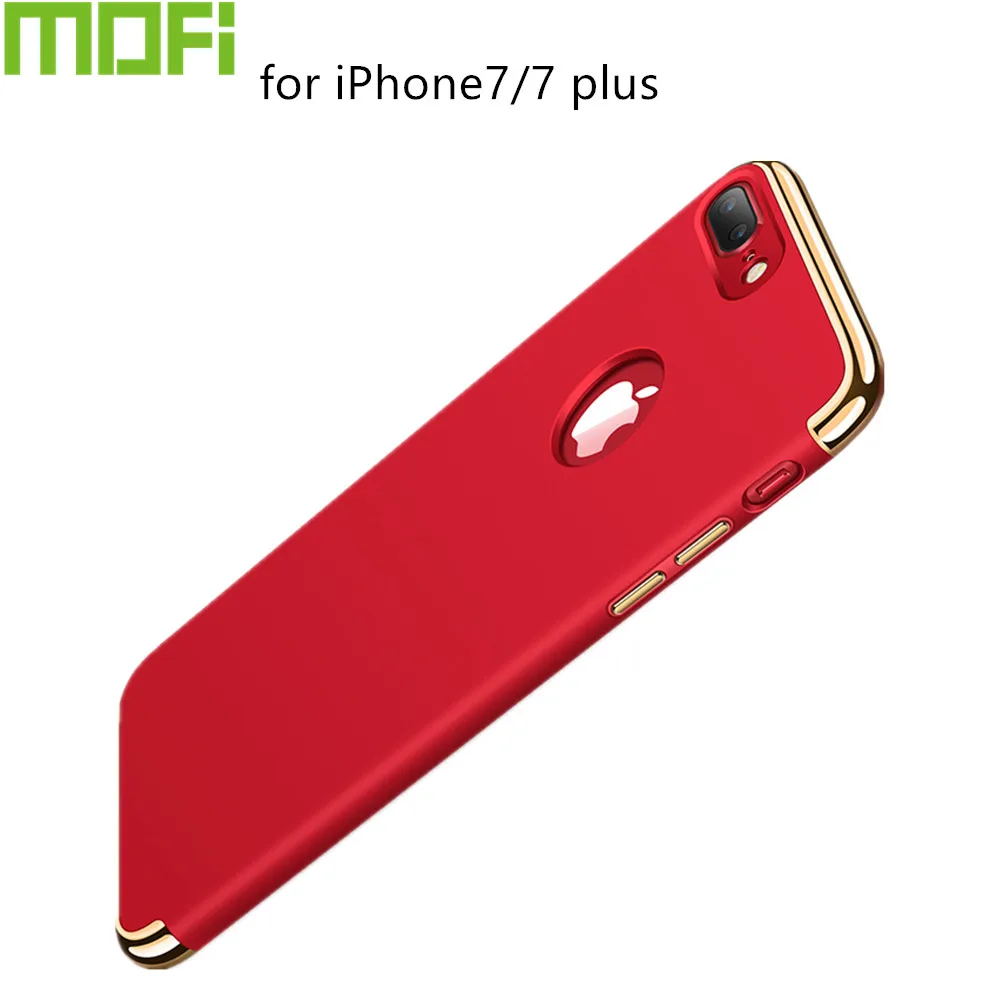 Для iphone 7 Чехол бампер iphone7 чехол задняя крышка роскошный mofi тонкий жесткий 3 в 1