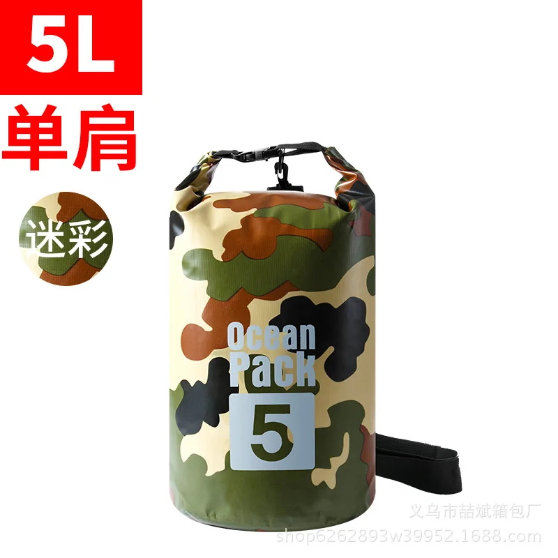 

Outdoor sports waterproof bucket bag 20L camping beach PVC mesh drift waterproof bag waterproof bag custom