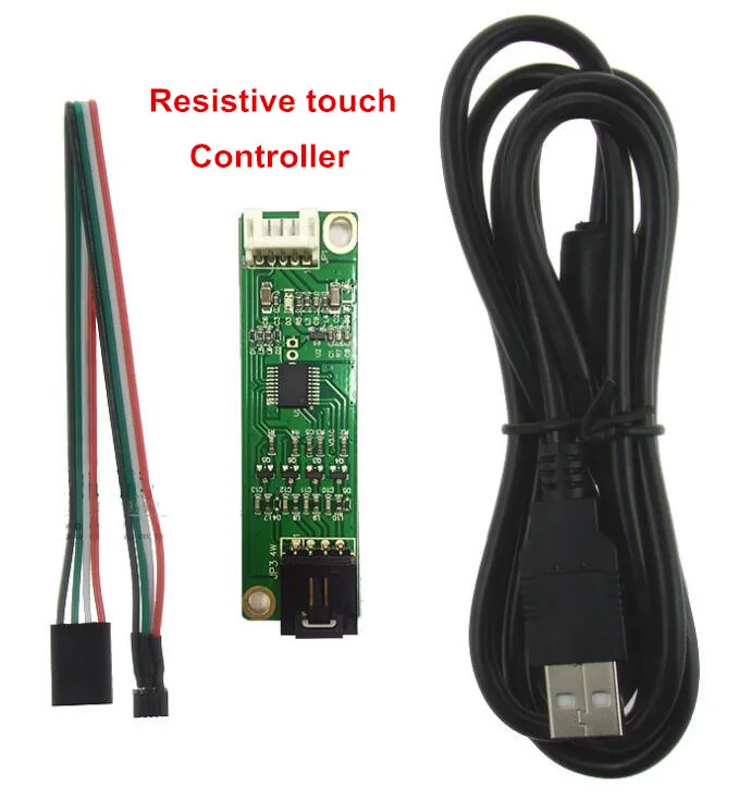 4,3 дюймовый TFT ЖК-дисплей с сенсорной панелью 480(RGB)* 272 разрешение стандарт prodcut AV+ VGA драйвер платы проекции - Цвет: Resistive Controller