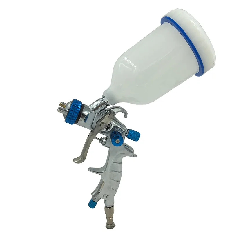 

SAT1215 spray gun HVLP SPRAY GUN gravity feed stainless steel nozzle 1.3mm 1.4mm 1.7mm auto Car face Paint spray gun