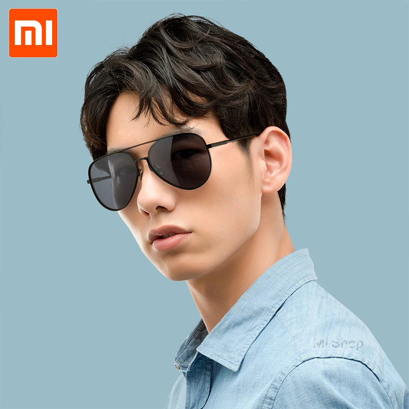Солнцезащитные очки авиаторы Xiaomi Mijia мужские и женские поляризационные линзы