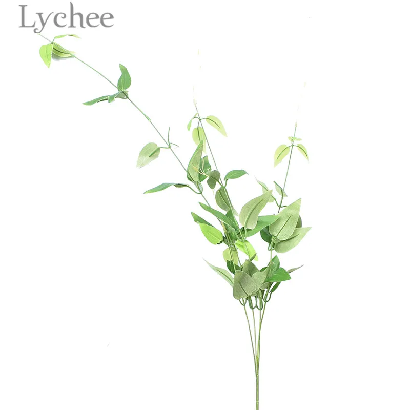 

Lychee Life Искусственные суккуленты зеленая лоза настенная подвесная имитация растения украшение для дома гостиной