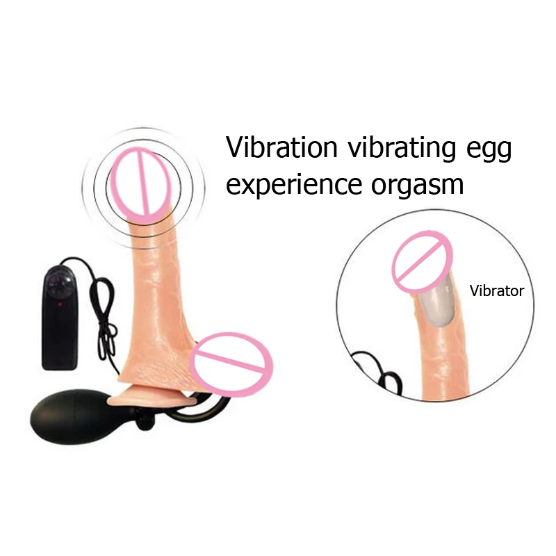 Sex Products Vibrators Women's Huge Dildo Penis Cock Realistic Suction Cup Masturbator inflatable dildo Adult Toy | Красота и