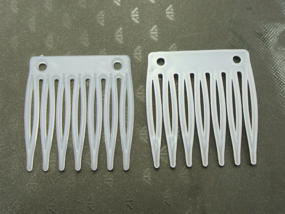 50 белых пластиковых мини-заколки для волос боковая заколка волшебная ручка