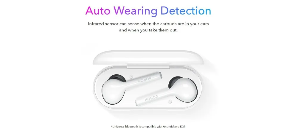 huawei Honor Flypods Lite AM-H1C наушники Bluetooth 4,2 гарнитура