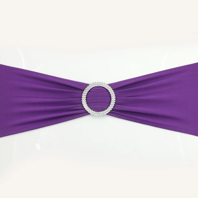 Горячее предложение 100 шт. съемные ремешки для стула из спандекса и лайкры банты с