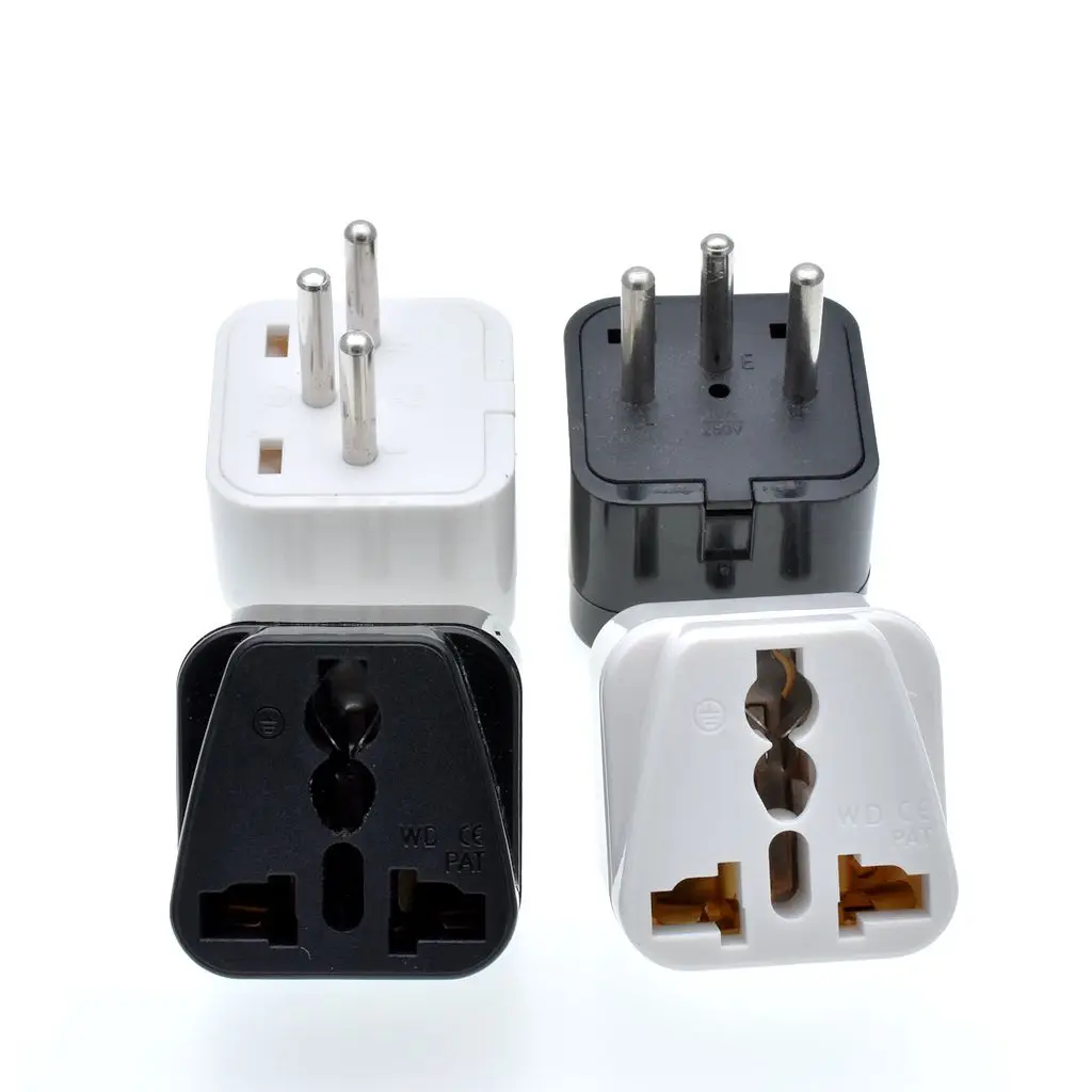 Универсальный переходник для путешествий 2 шт. Европа Бразилия Россия Израиль