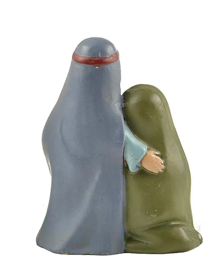 Polyresin семья Иисуса младенец Рожденный Рождества набор статуя Mary Miniatures фугурины ортодоксальный ковчег Ковенант Marie Joseph церковная