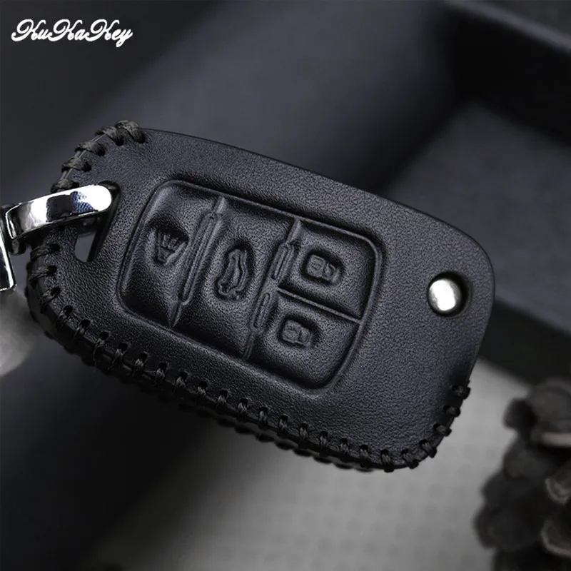 KUKAKEY кожаный чехол для автомобильного ключа Chevrolet Sonic Spark Cruze Captiva Lacetti Orlando Epica Trax Smart