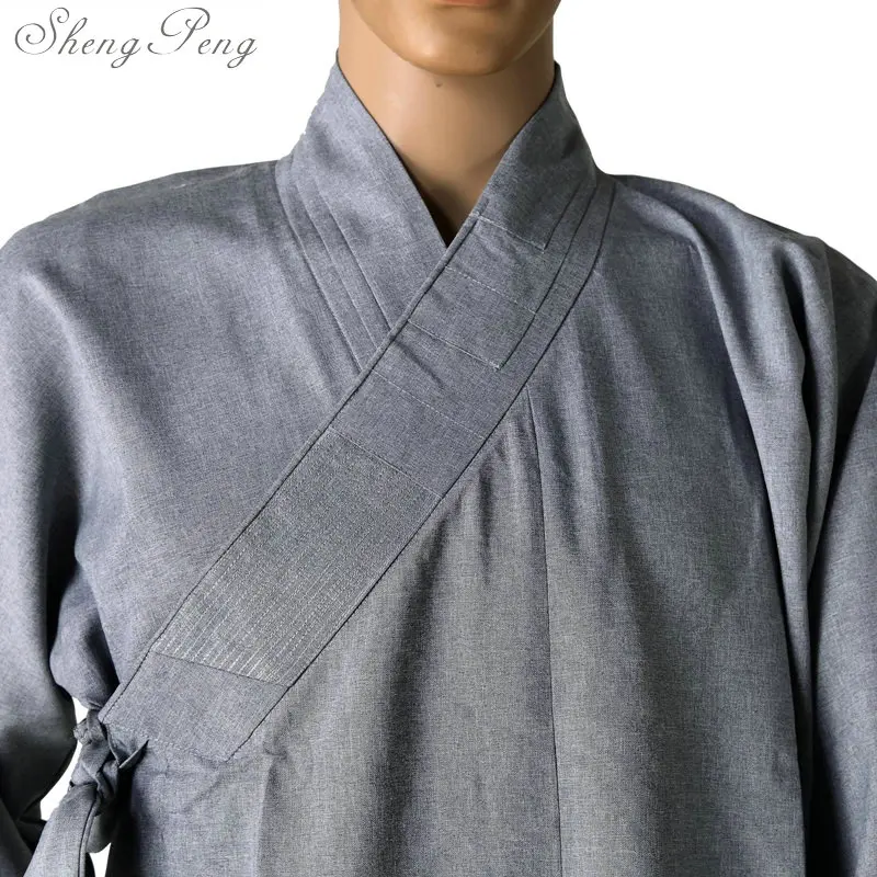 Женская одежда мужская униформа монаха shaolin буддийская буддийский халат