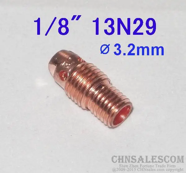 CHNsalescom 18 шт 13N29 корпус Коллет и 13N24 для Tig сварки WP 9/20/25 3 2 мм 1/8&quot|Сварочные сопла| |