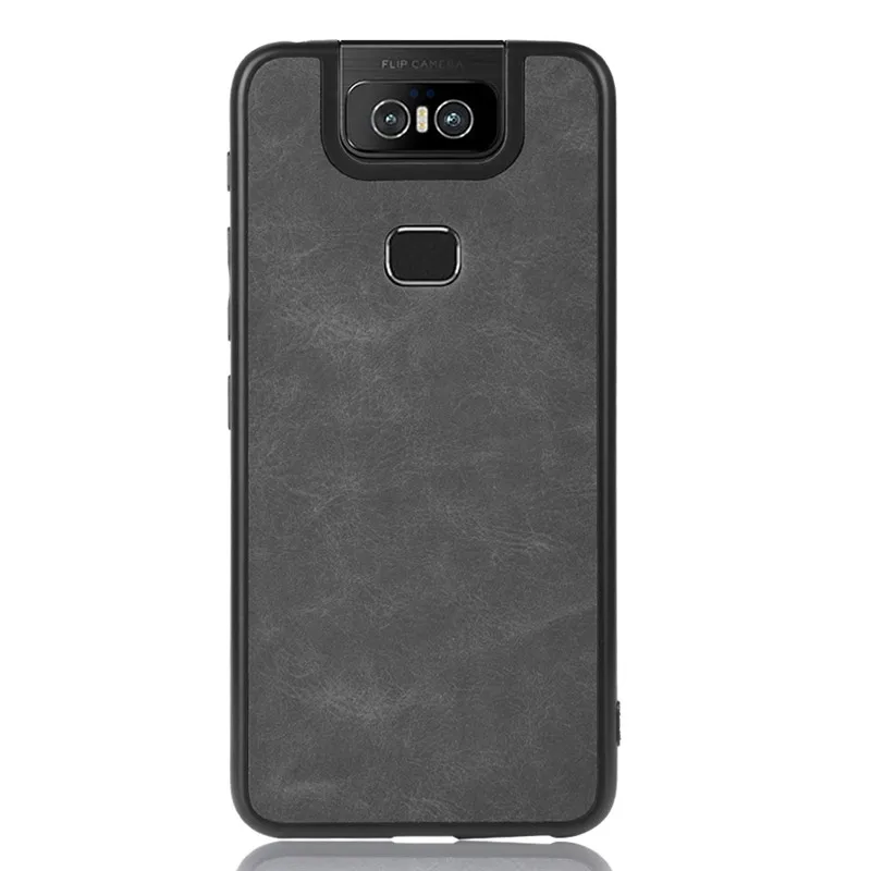 Для Asus Zenfone 6 ZS630KL чехол из искусственной кожи жесткий противоударный для 6Z ZS630 630
