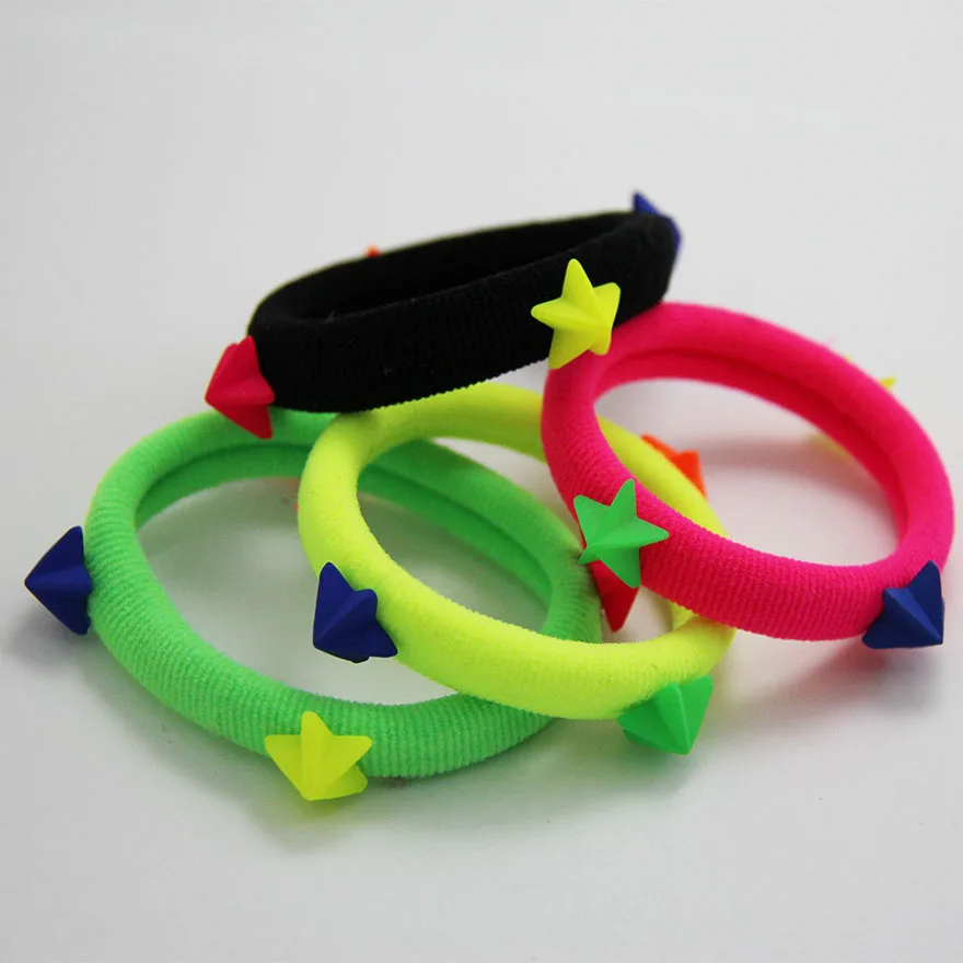 2000 шт. 3D высококачественные женские резинки для волос девочек эластичная повязка