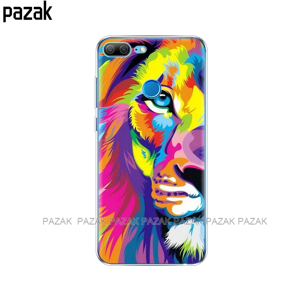 Силиконовый чехол для телефона для huawei Honor 10 V10 3c 4C 5c 5x 4A 6A 6C pro 6X7X6 7 8 9 LITE с тигром львом медведем - Цвет: 34440