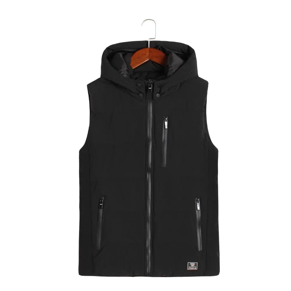 Новые Большие размеры 8XL 7XL Для мужчин хлопчатобумажный жилет зима модные куртка