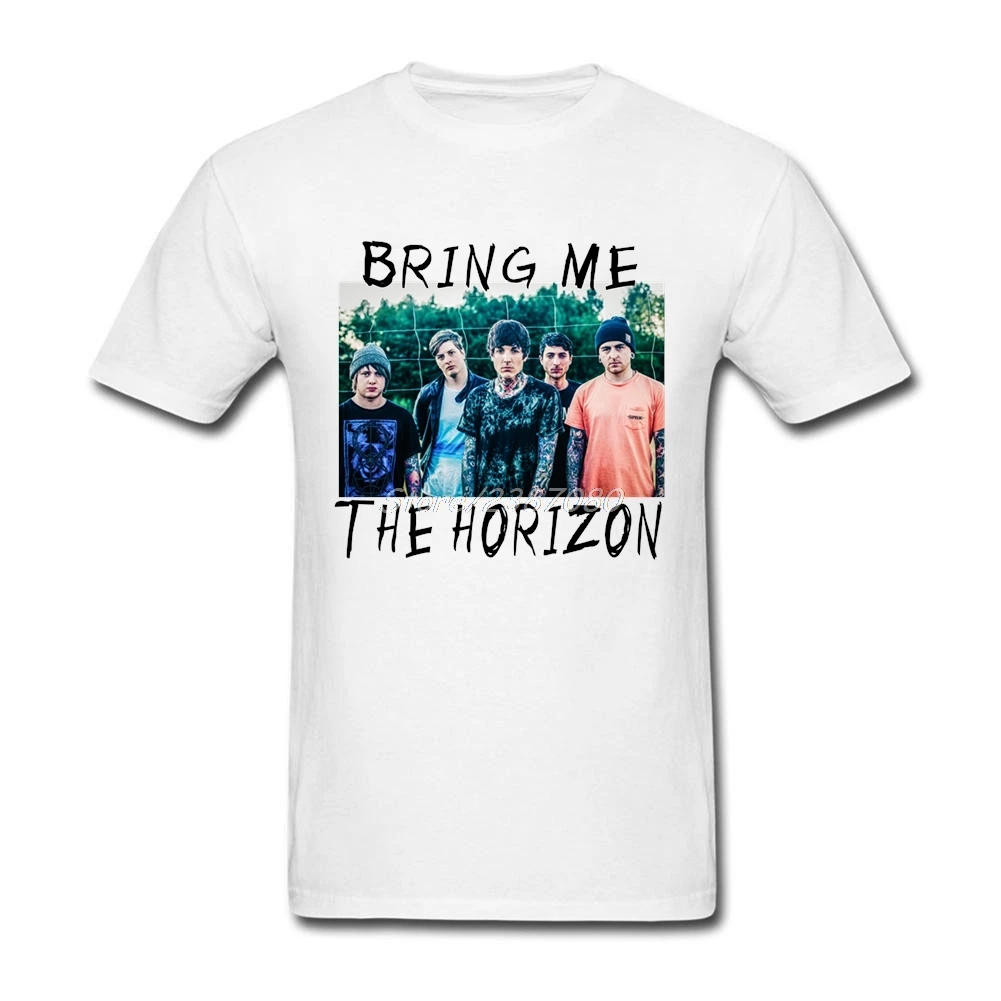В винтажном стиле Для мобильных телефонов с надписью Bring Me The Horizon футболка XXXL