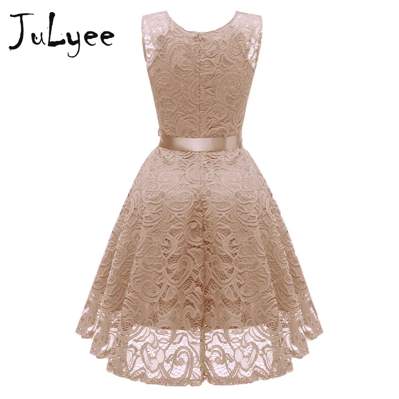 Julyee Лето кружевное нарядное платье женские розовые синий элегантные винтажные