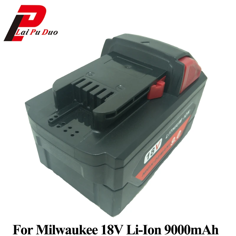 18V 9000mAh литий ионная аккумуляторная батарея для Milwaukee M18 требуемый аккумулятор 48 11
