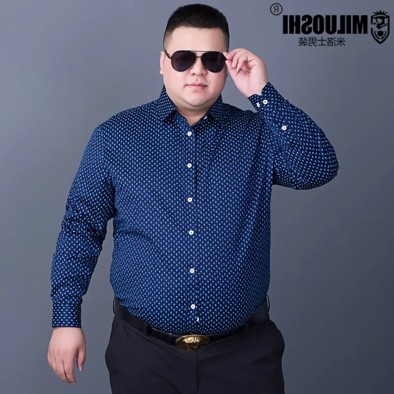 10XL 8XL 6XL 5XL 4X Men Dress Shirts Brand Clothing Fashion Camisa Social Casual Shirt Slim Fit Long-Sleeve Masculina | Мужская одежда