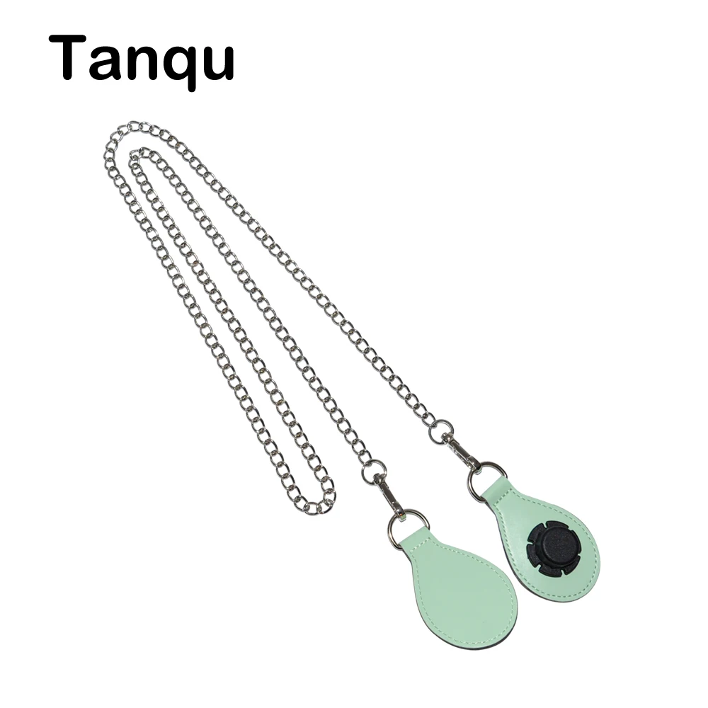 Серебристая Наплечная цепочка TANQU с 12 цветными насадками в форме капли для Obag O