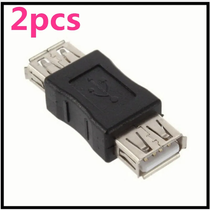 Новинка Переходник USB 2 0 типа A Мама-мама соединитель адаптера конвертер F/F