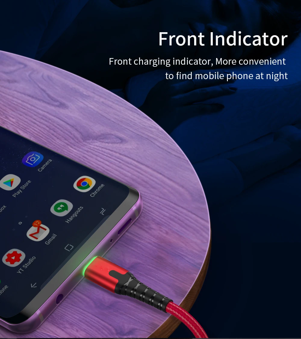 Кабель Usb type C кабель быстрой зарядки типа c кабель usbc 1 2 м метр для samsung синхронизации данных светодиодный Smart SuperCharging для huawei P20 P30Pro