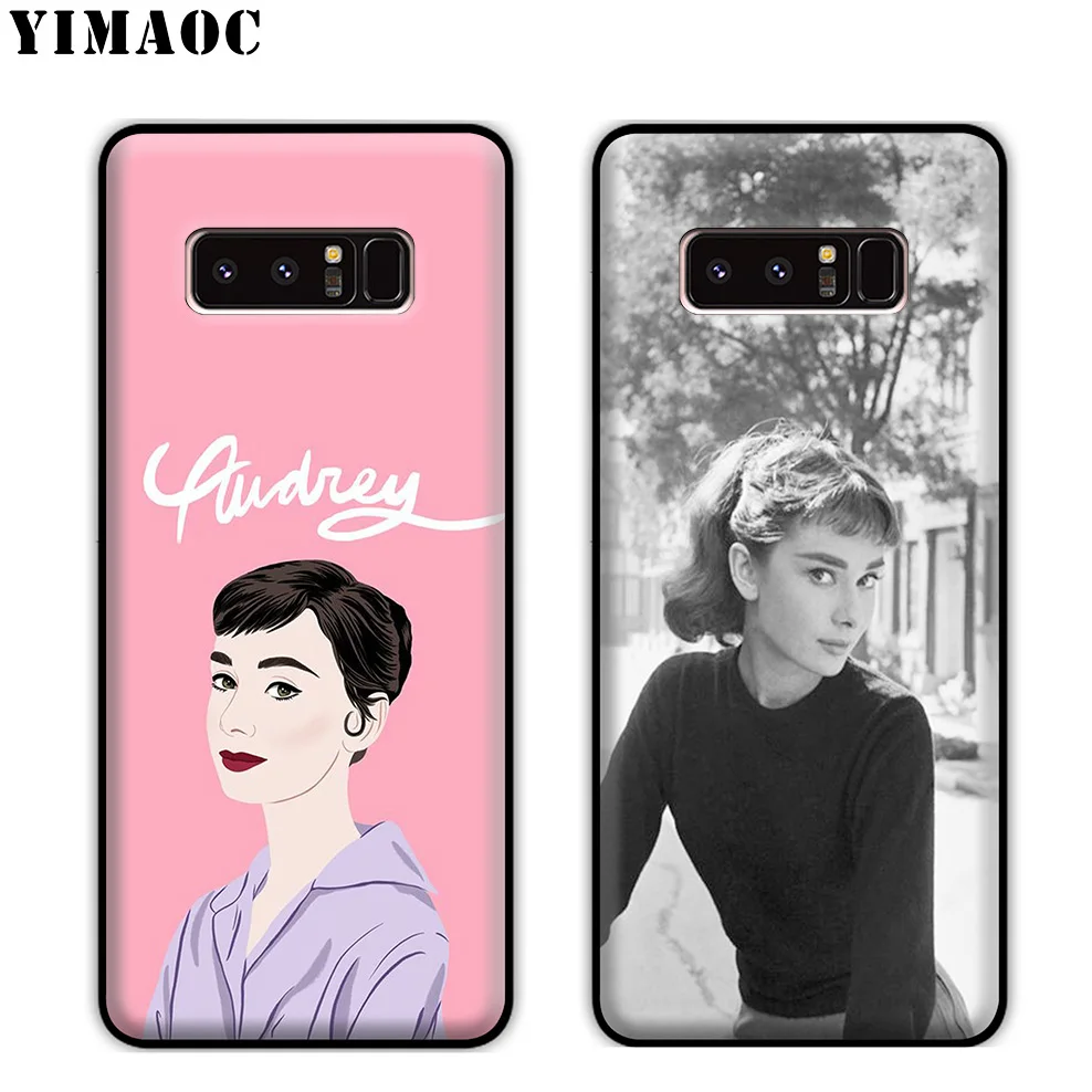 Мягкий силиконовый чехол YIMAOC Одри Хепберн для samsung Galaxy S10 S10e S9 S8 Plus S7 S6 Edge J6 |