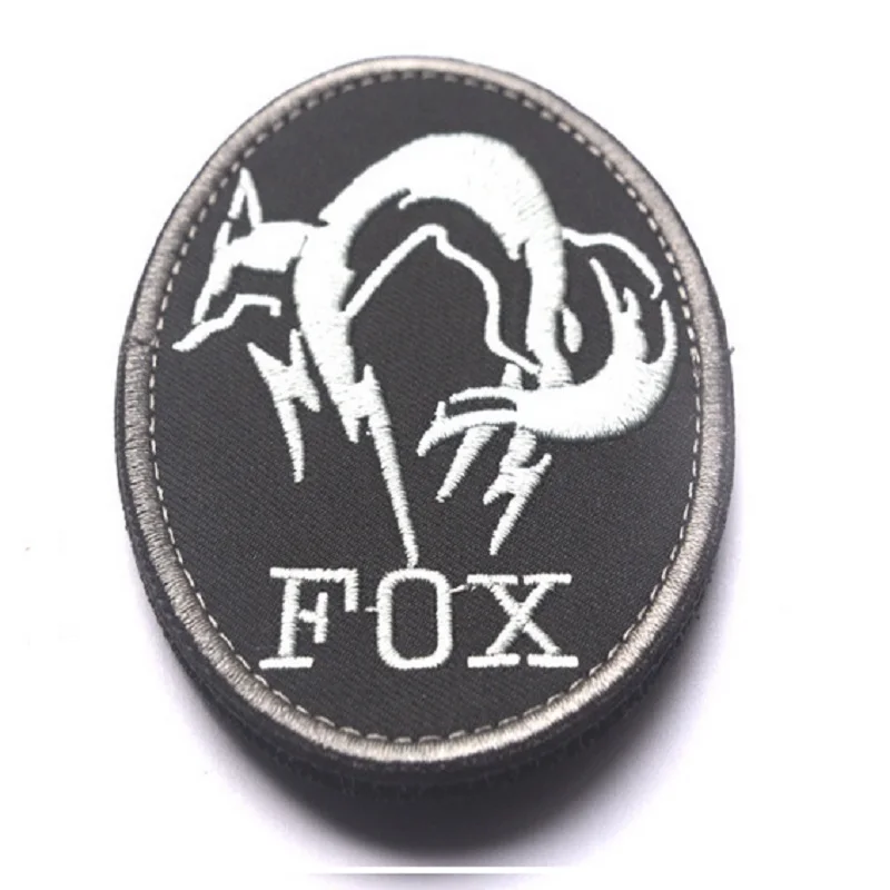 Вышитая Волшебная наклейка черная металлическая шестерня твердые нашивки с