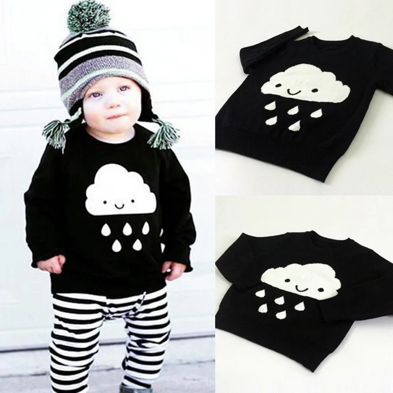 Детские хлопковые свитера с героями мультфильмов семейный свитер