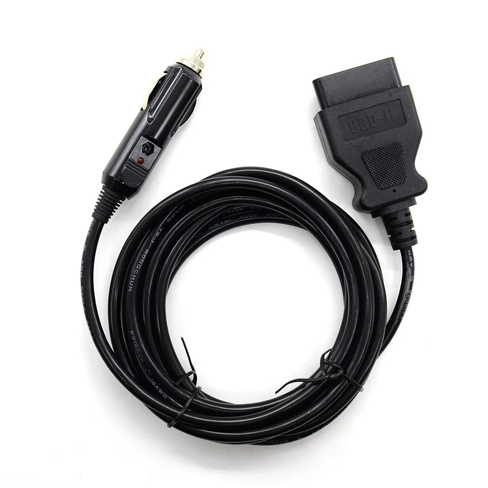 Автомобильный экстренный источник питания OBD II ECU для 12 В постоянного тока кабель