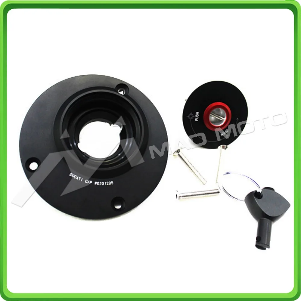Gas Tank Cap Fuel Filler - For Ducati 749 749S 749R 999 999S Multistrada 1000 Black | Автомобили и мотоциклы